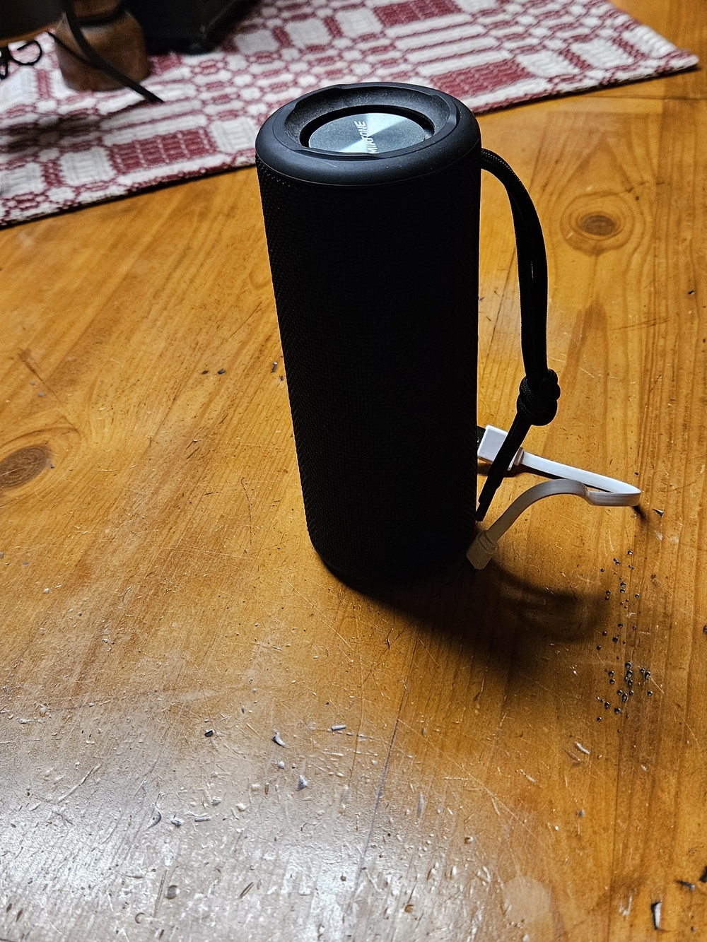 Portable Bluetooth Speaker with Carry Strap - Black